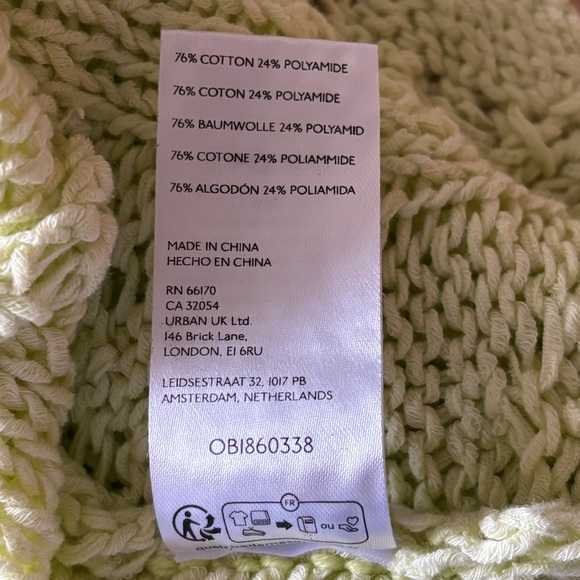 NWT Free People Robyn Cable Open Knit Cropped Cardigan - Picture 8 of 8